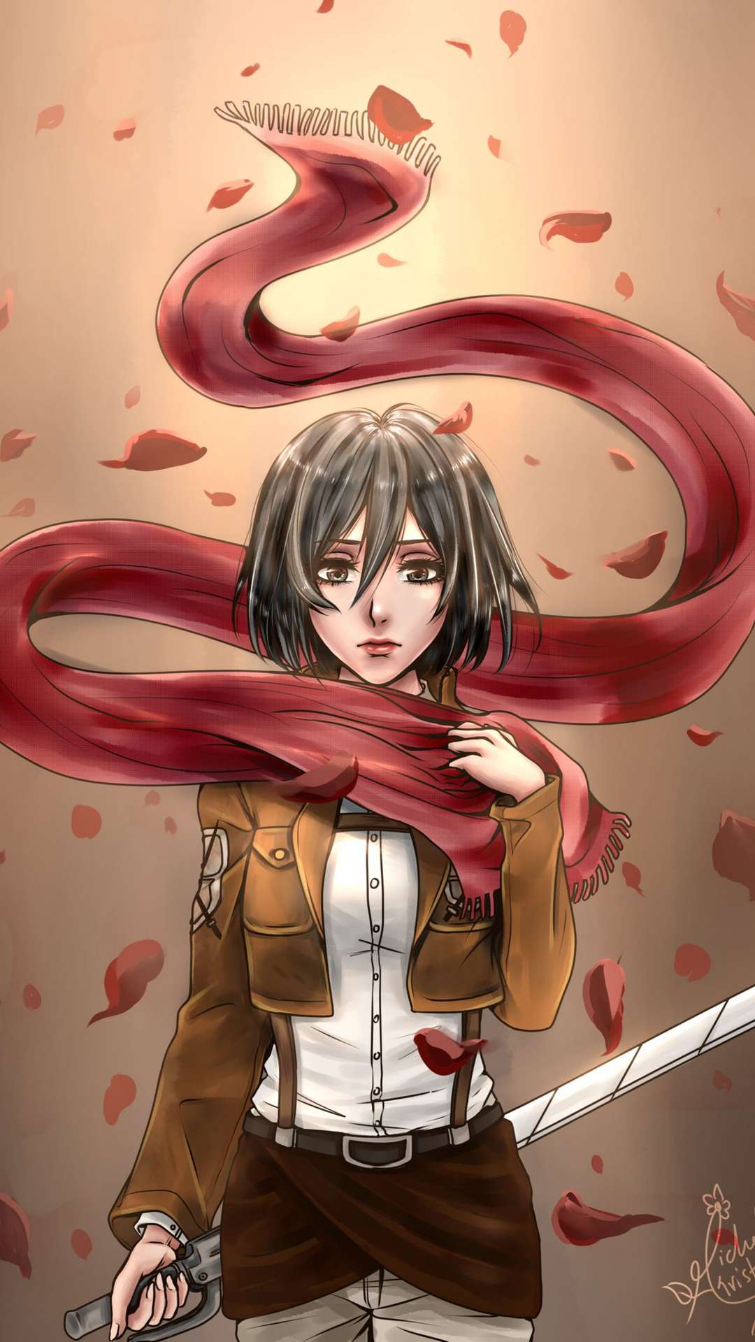 Gambar Mikasa Aesthetic